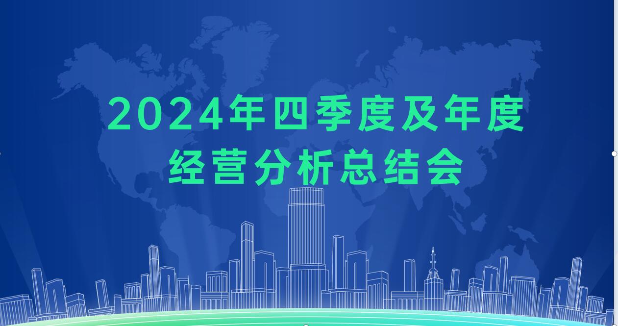 和谐小贷召开2024年四季度及年度经营分析总结会