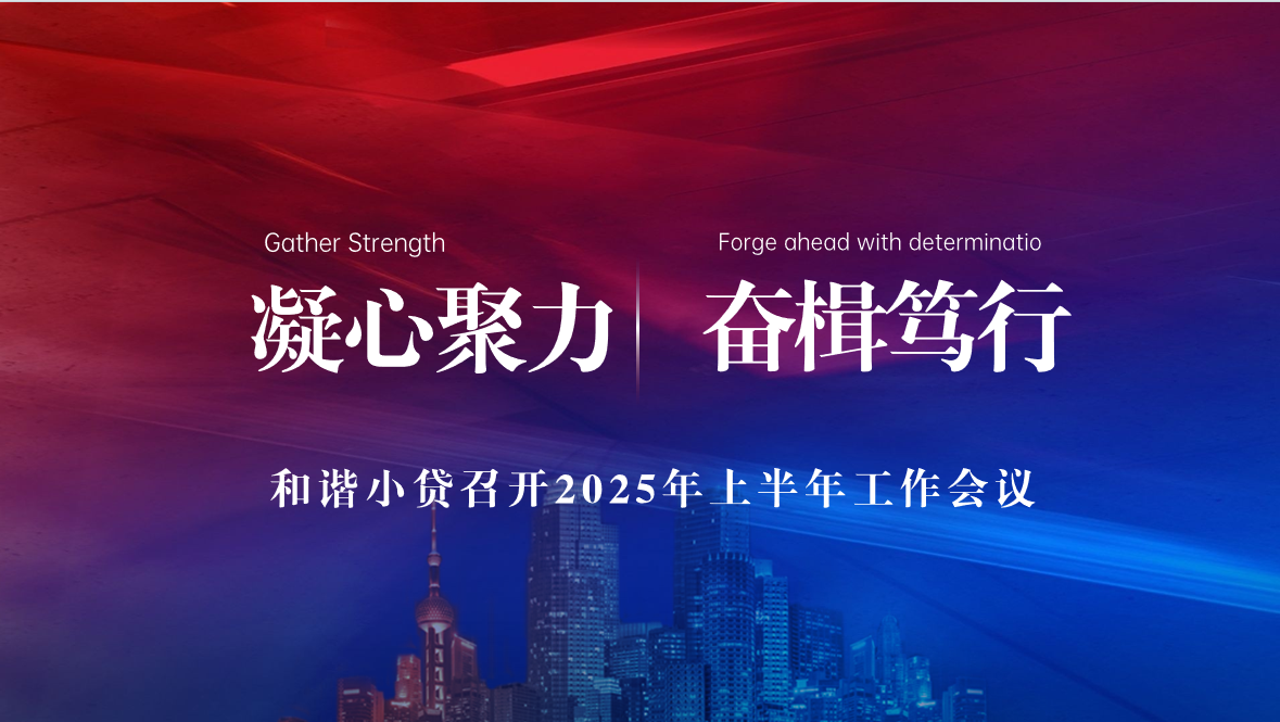凝心聚力，奋楫笃行——和谐小贷召开2025年上半年工作会议
